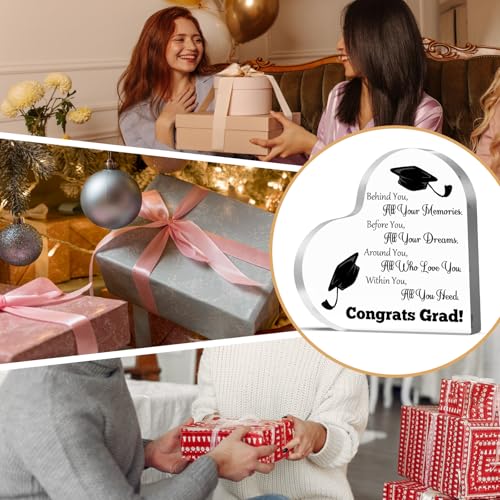Funny Graduation Acrylic Desk Sign | Unique Grad Gift for Him & Her