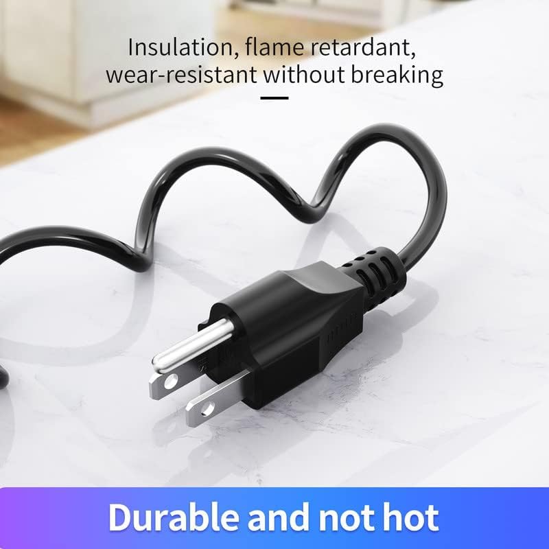 5ft 3-Prong Power Cord Replacement for Instant Pot and Smokeless Grills