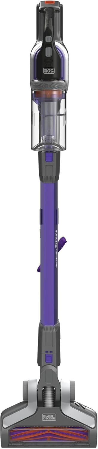 BLACK+DECKER Cordless Pet Hair Vacuum - Maximum Suction, 55 Minutes Runtime, Multi-Surface | Lightweight Design