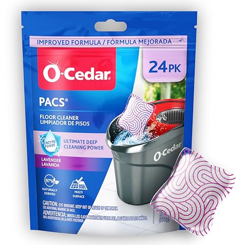 O-Cedar PACS Lavender Floor Cleaning Pods - 24 Count