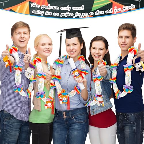 DIY Graduation Candy Lei Kit with Mini Bears and Ribbons