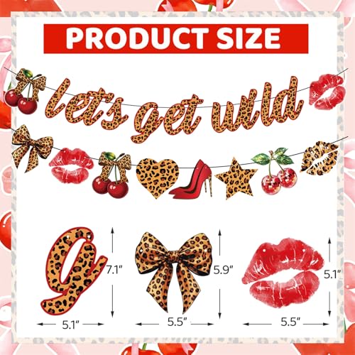 Cheetah Print Banner - Wild Party Decorations for Bachelorette & Birthdays