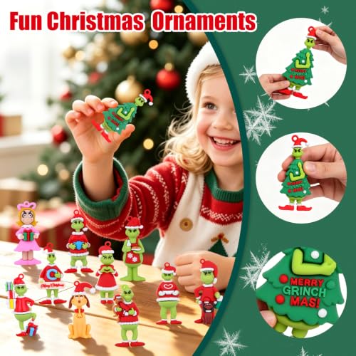 Christmas Advent Calendar 2026 with 24 Festive Tree Ornaments