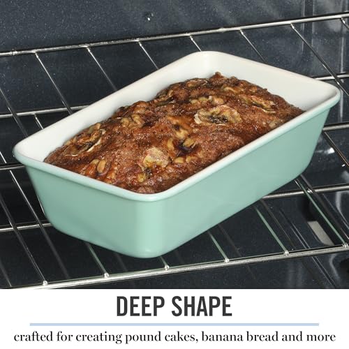 Martha Stewart Gallen 9-Inch Nonstick Carbon Steel Loaf Pan - Teal