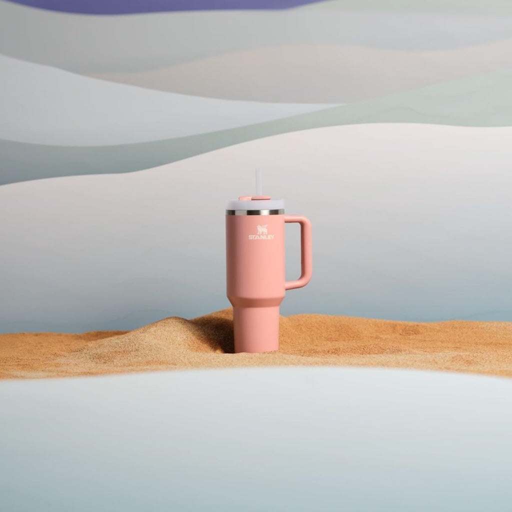 STANLEY Quencher H2.0 Tumbler - 40 oz Insulated Stainless Steel Cup with Handle & Straw | BPA-Free | Exclusive Sienna
