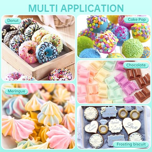 Oil Based Food Coloring for Chocolate Christmas 4Colors - Edible Cake & Candy Dye