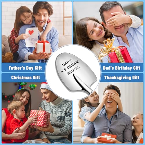 Dad's Ice Cream Shovel - Stainless Steel Gift for Father's Day