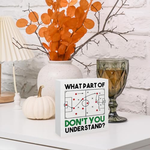 BARREEMO 2026 Soccer Cup Wood Desk Decor & Fan Merchandise