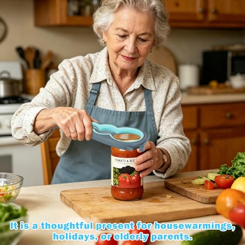 3-Piece Jar Opener Set for Weak Hands - Ergonomic Kitchen Tool