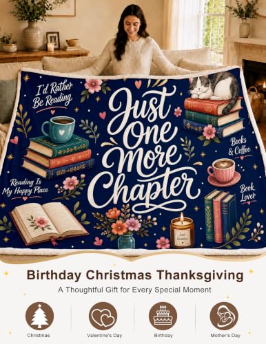 Reading Cat Wearable Blanket for Book Lovers - Cozy Hoodie Throw