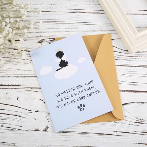 Gosknor Pet Sympathy Card for Dog Loss – Thoughtful Memorial Gift