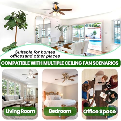 10-Pack Coconut Carbon Ceiling Fan Filters - Odor Absorbing Air Purifiers