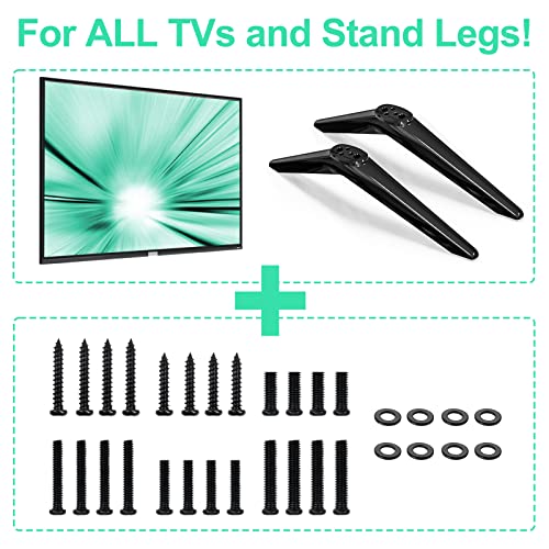 Universal TV Stand Screws Kit for Westinghouse, JVC, Roku TVs