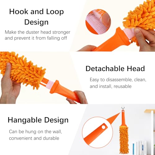 3-Piece Telescoping Gap Duster Set with Microfiber Covers