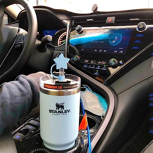 Stanley Tumbler Straw Covers - 3 PCS Silicone Caps for 30/40 oz