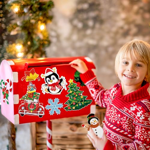 Christmas Refrigerator Magnets Set - 20 Pcs Holiday Decor for Fridge & Metal Surfaces