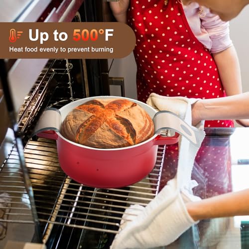 Silicone Bread Sling for Dutch Oven - 3 Pack, Heat-Resistant