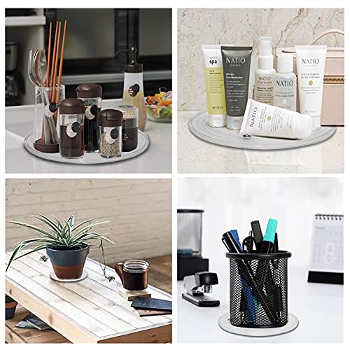 Murtenze 6-Inch Acrylic Lazy Susan Turntable Organizer - 2 Pack