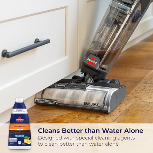 Bissell CrossWave & SpinWave Wood Floor Cleaning Formula, 32 oz - Safe for Sealed Floors