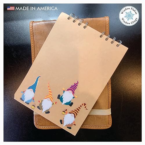 Cute Gnome Laptop Stickers Set - 12 Vinyl Decals for Laptops, Journals & More