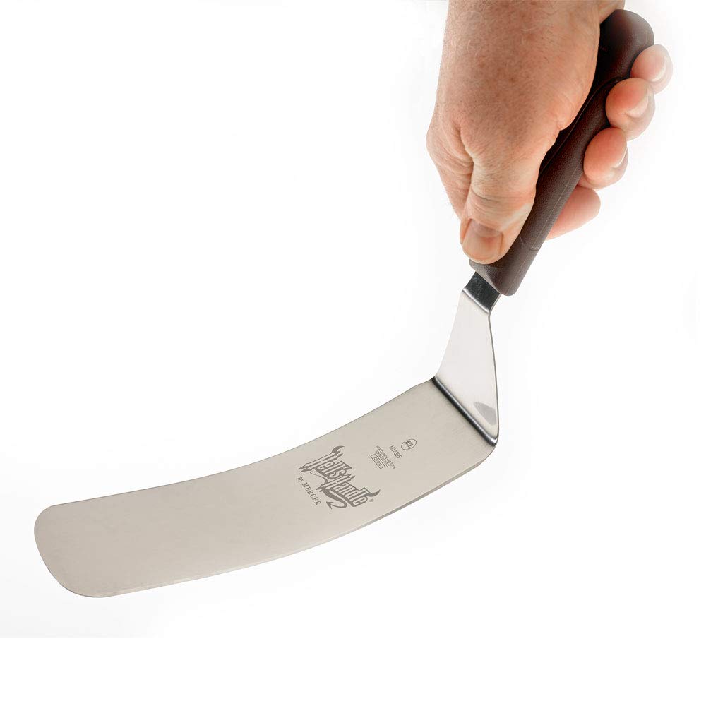 Mercer Culinary Hell's Handle 8-Inch x 3-Inch Turner - Beveled Side Edges