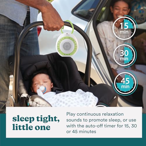 Homedics MyBaby Portable Sound Machine – 4 Soothing Sounds for Nursery