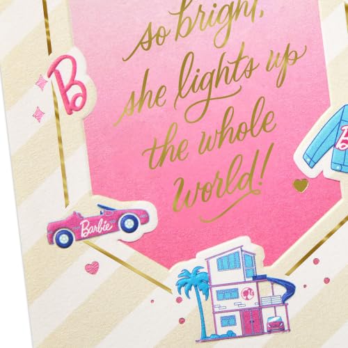 Hallmark Barbie Greeting Card - She Shines for Any Occasion