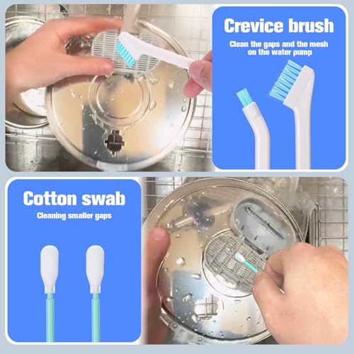 Pet Water Fountain Cleaning Kit - 10 Pack Universal Pet Water Dispenser Maintenance Tools