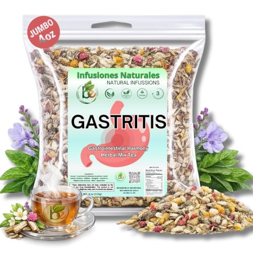 Herbal Tea for Digestive Support - Caffeine-Free, Non-GMO, 4 oz | Gastritis-BYE