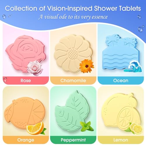 SeasonBliss Shower Steamers 6 Pack Aromatherapy Shower Bombs