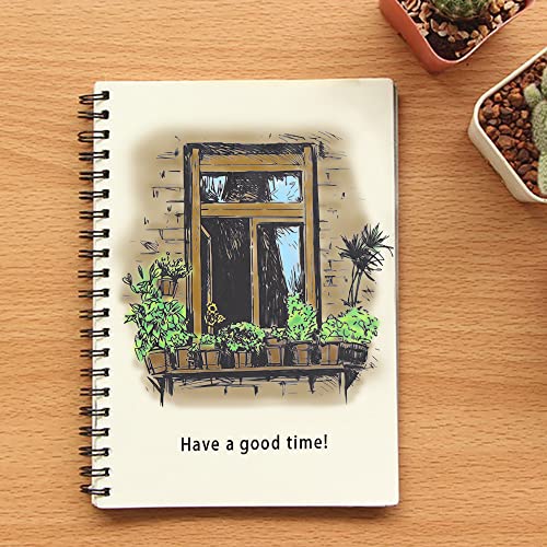 Estivaux Spring Window Flowers Clear Stamp for Card Making