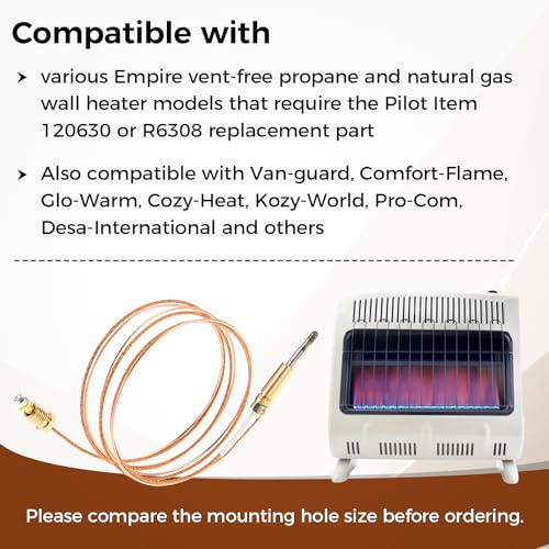 Pilot Thermocouple Replacement for Empire Vent-Free Heaters