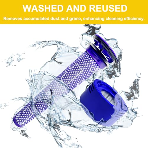 Dyson V7 V8 Vacuum Dust Bin Lid & Filter Replacement Parts