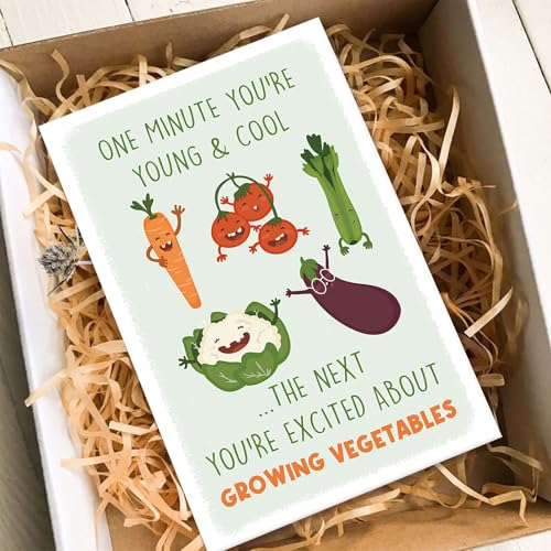 Funny Gardener Birthday Card - Humorous Gift for Garden Lovers