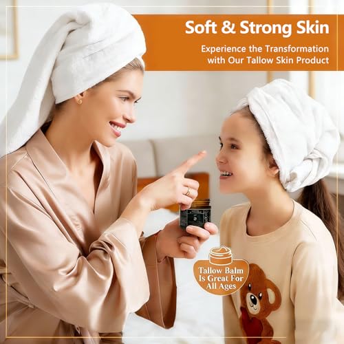 Grass-Fed Beef Tallow Balm with Raw Honey - Citrus Moisturizer for Face & Body