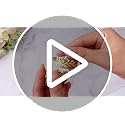 Gold Wheat Metal Napkin Rings Set of 50 for Weddings & Events