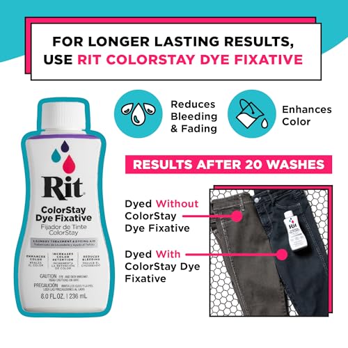 Rit All-Purpose Liquid Dye - Denim Blue for Fabrics & Crafts