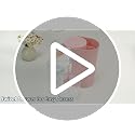 Pink 3-Tier Hair Accessories Organizer with Makeup Brush Holder