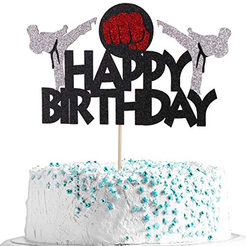 Karate Cake Top Hat - Taekwondo Birthday Party Decoration