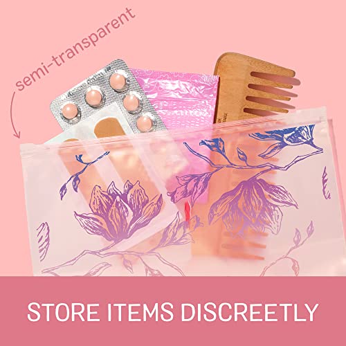 Ziploc Reusable Travel Makeup & Accessory Bag - 5 Pack