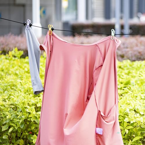 Karebeen Retractable Clothesline - Portable Black Rope for Travel