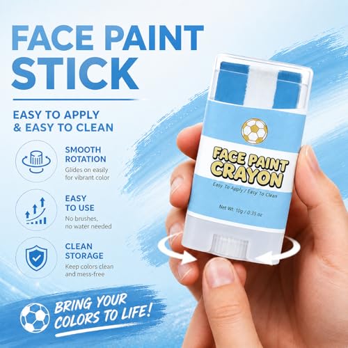 Argentina Face Paint Stick 3-in-1 Sweatproof Flag Crayon