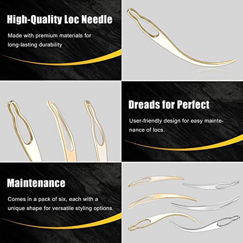 AGBOLO 6-Piece Interlocking Tool for Locs & Sisterlocks Retightening