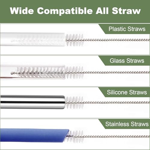 Reusable Straw Cleaner Brush Set for Stanley Mugs - 4 Pack