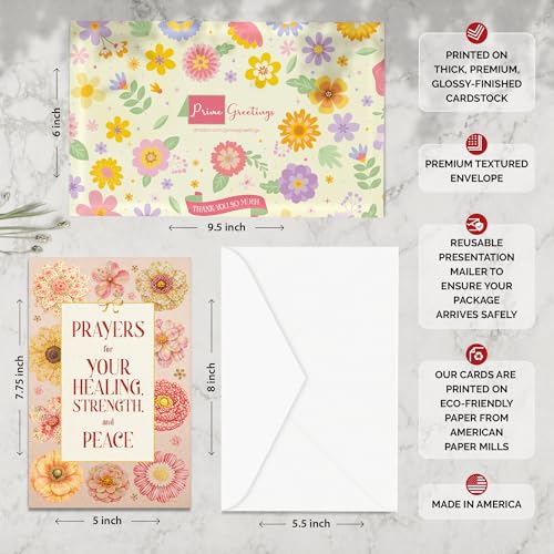 Get Well Soon Religious Card - Premium Eco-Friendly Design