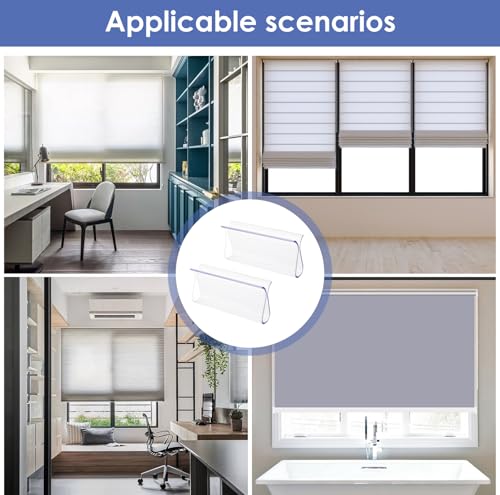 2-Pack Plastic Roller Shade Pulls for Easy Window Blinds Operation