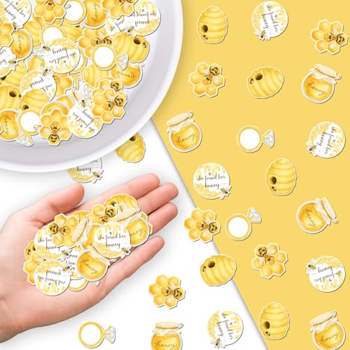 200Pcs Bee Confetti for Bridal Shower Wedding & Bachelorette Party Decorations