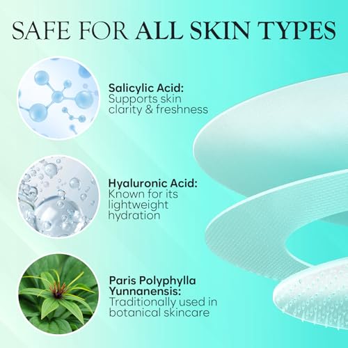 BLOOMORA Microdart Pimple Patches for Early Stage Spots with Salicylic Acid, Niacinamide & Hyaluronic Acid - 12 Count