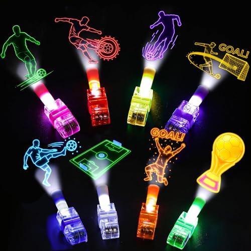 24PCS Soccer LED Finger Lights - Fun Party Favors for Kids