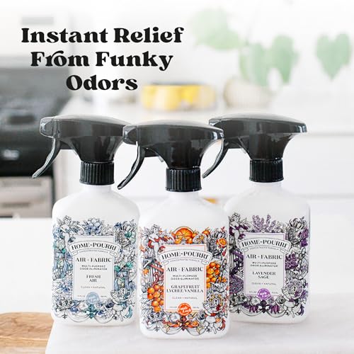 Poo-Pourri Home-Pourri Air and Fabric Odor Eliminator Spray, Bamboo Rain, 11oz